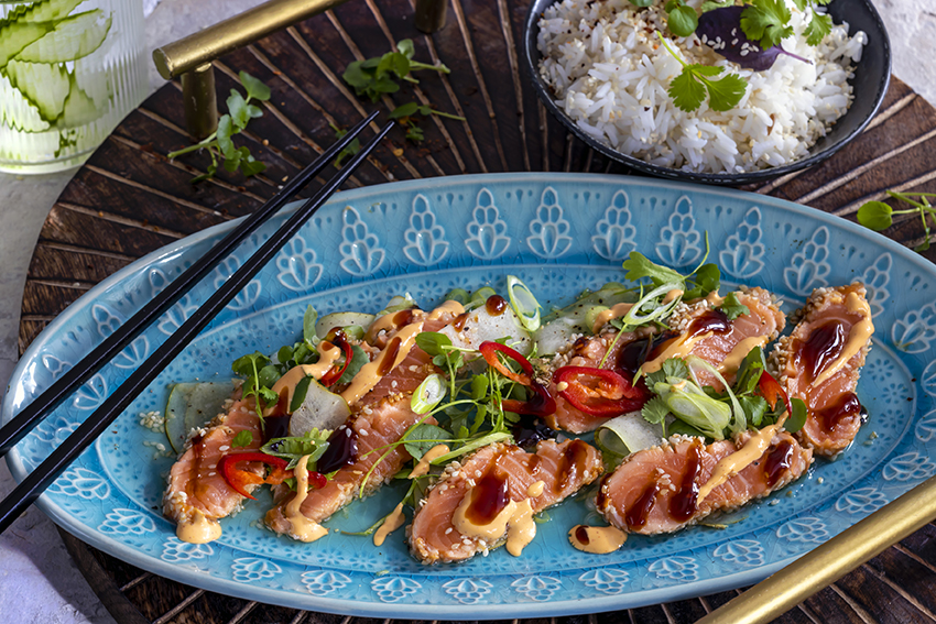 Lohitataki ja seesamiriisi