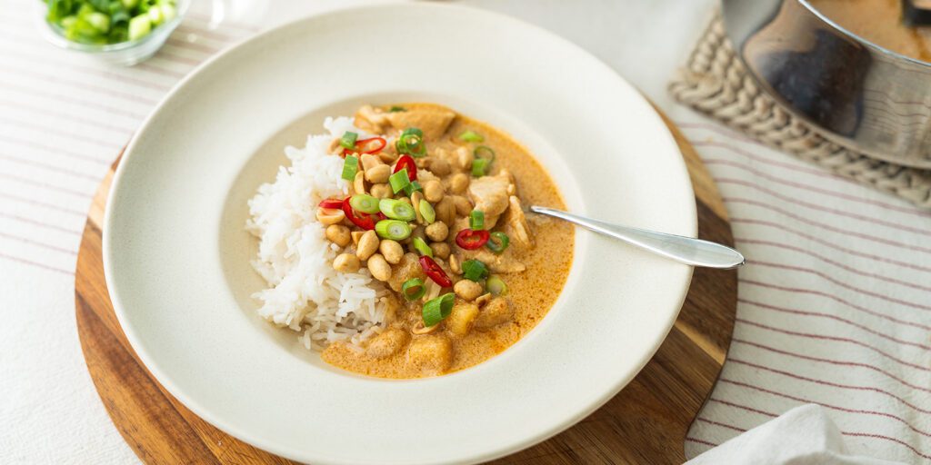 Massaman curry kanalla